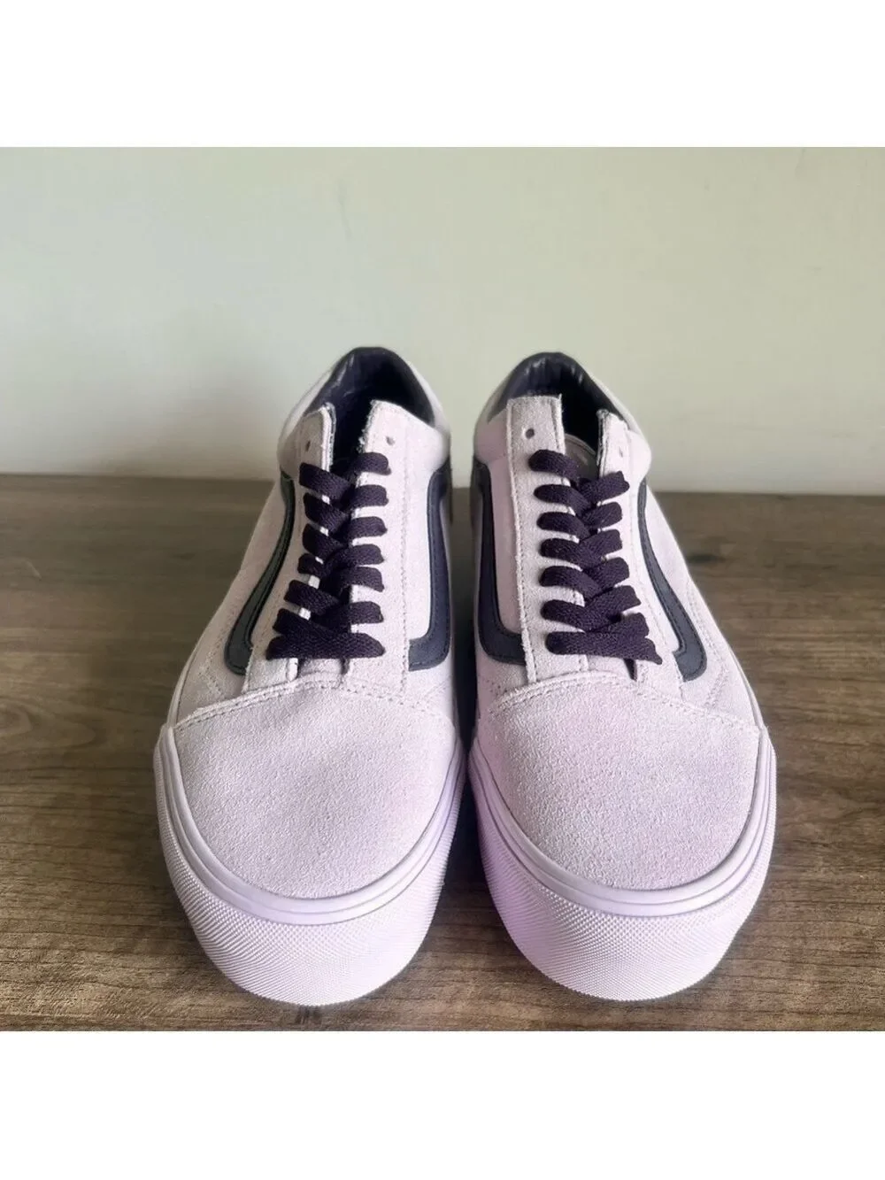 Vans Old Skool Unisex Suede Lavender Shoe Size 8 or 9.5 #217